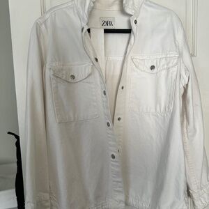 Zara White jean jacket